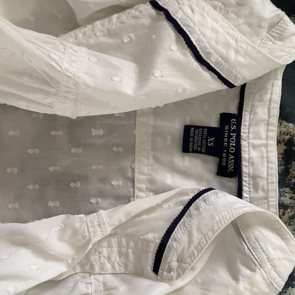 US Polo Association Women's White Regular fit Shirt - Picture 2 of 2
